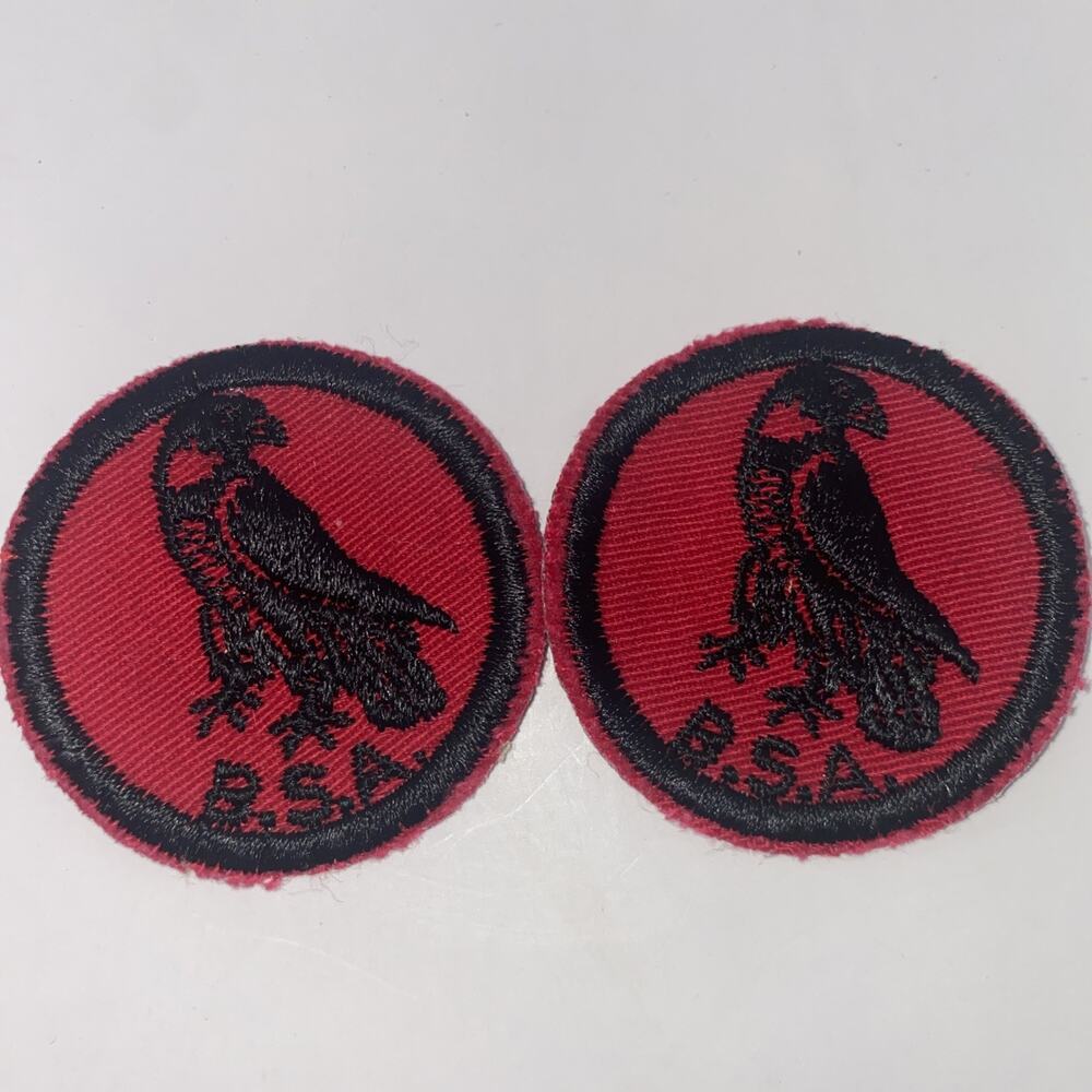 BSA Hawk Patrol Patch 1960’s Vintage. Set of 2
